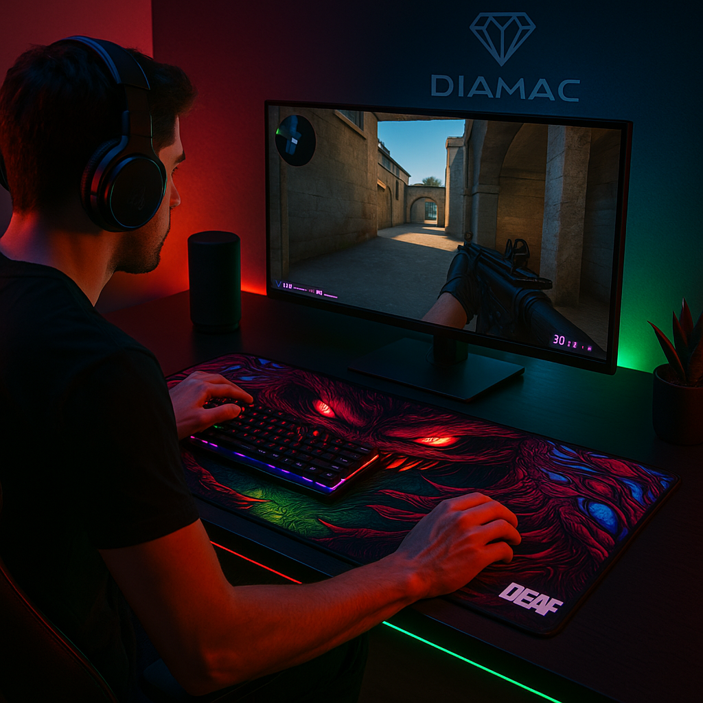 Mousepad Gamer XL Mapa Mundial 49